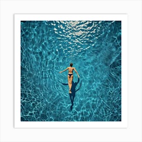 Swimming Art Print (26) Art Print