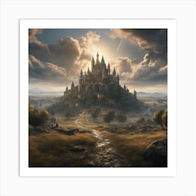 675028 Elden Ring Landscape, Castle, Epic, 8k, Realistic, Xl 1024 V1 0 2 Art Print