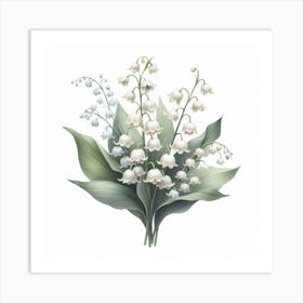 Lilies of the Valley 3 Art Print