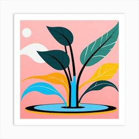 Plant In A Pot 7 Art Print