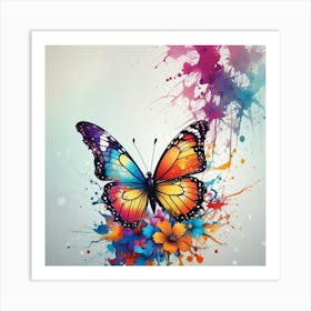 Colorful Butterfly 65 Art Print