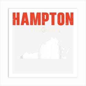 Hampton Virginia Usa State America Travel Virginian Art Print