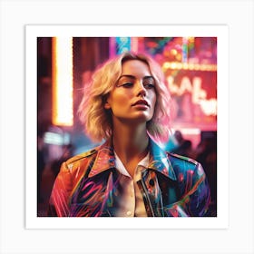 Margot Robbie Art Print