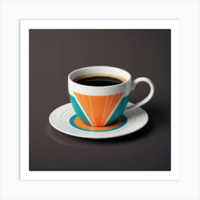 Coffee Cup And Saucer 7 Art Print