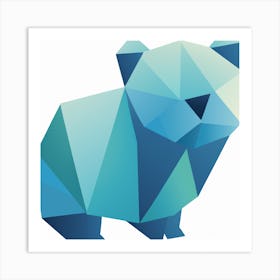 Origami Koala Art Print