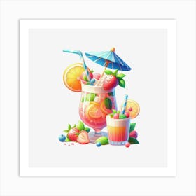 Cocktail 3 Art Print