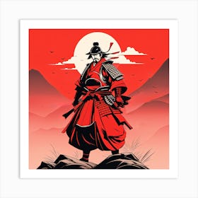 Samurai Warrior 5 Art Print