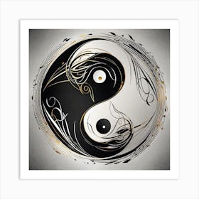 Yin Yang 46 Art Print