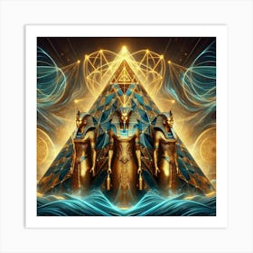 Sacred Symbols: Decoding the Magic of Ancient Egypt" Art Print