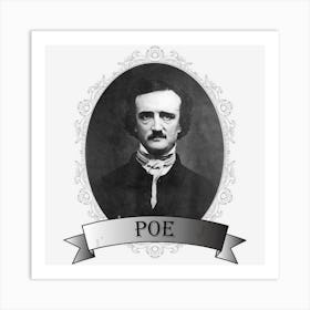 Edgar Allan Poe Portrait Art Print