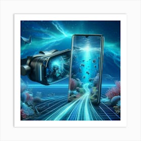 Vr Headset 7 Art Print