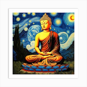 Buddha Painting 1 Art Print