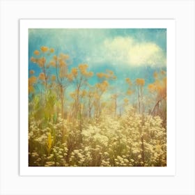 Field Of Wildflowers Art Print