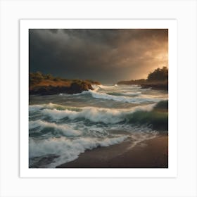 Stormy Sea Art Print