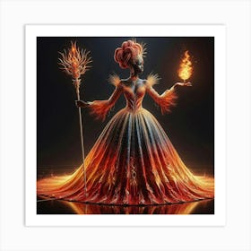 Fire Goddess-8 Art Print