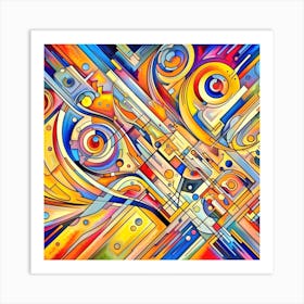 Abstract Painting 17 Art Print