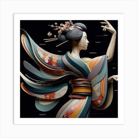 Geisha 1 Art Print