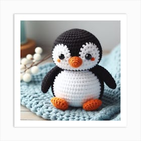 Amigurumi, Penguin 3 Art Print