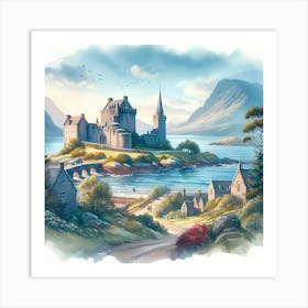 Scotland Castle Art Print