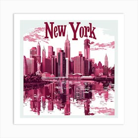 New York City Skyline 21 Art Print