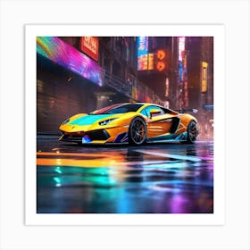 Lamborghini 109 Art Print