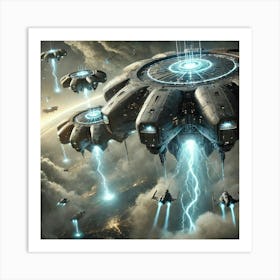 Nimbus Patrol Cruisers Recon Systems Art Print