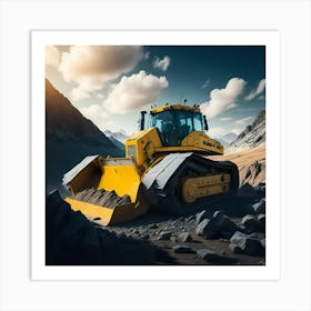 Buldozer Mountain (27) Art Print