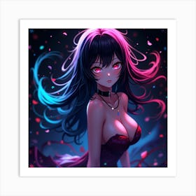 Anime Girl 1 Art Print