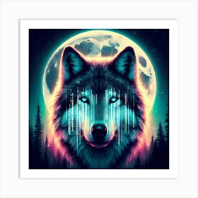 Creative Wild Animal Representation 18 Art Print