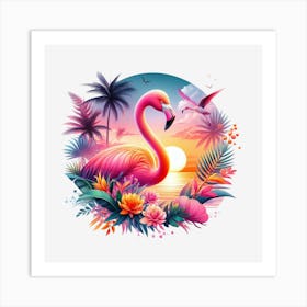 Flamingo 1 Art Print