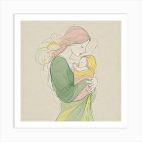 Motherhood Art Print (4) Art Print