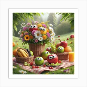 Picnic 2 Art Print