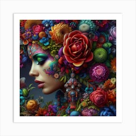 Dreams Among Petals Art Print