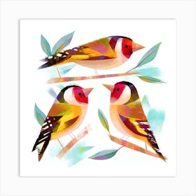 Goldfinches Art Print