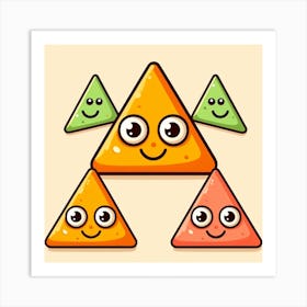 Triangles Art Print