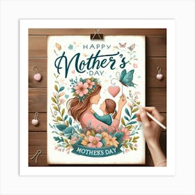 Happy Mother'S Day 1 Art Print