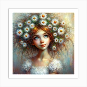 Daisy Girl 3 Art Print