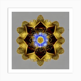 Fractal Flower Art Print