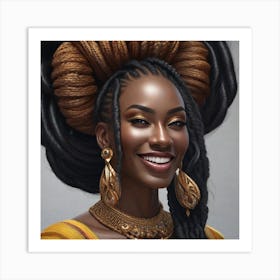 African Beauty Art Print