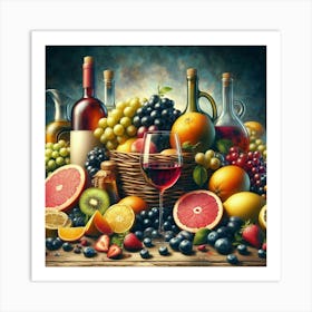 Fruit Basket 1 Art Print