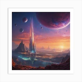 Sci-Fi City Art Print