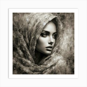 Portrait Of A Woman 54 Art Print