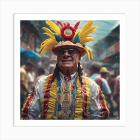 Ecuadorian Man Art Print