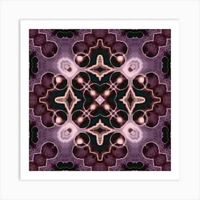 Purple Pattern 1 Art Print