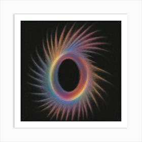 Rainbow Spiral Art Print