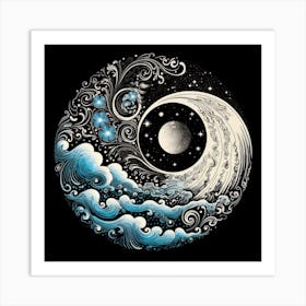 Yin Yang 43 Art Print