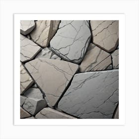 Stone Wall 9 Art Print