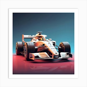 F1 Racing Car Art Print