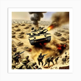 Israeli Army Art Print