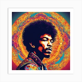 Jimi Hendrix 1 Art Print